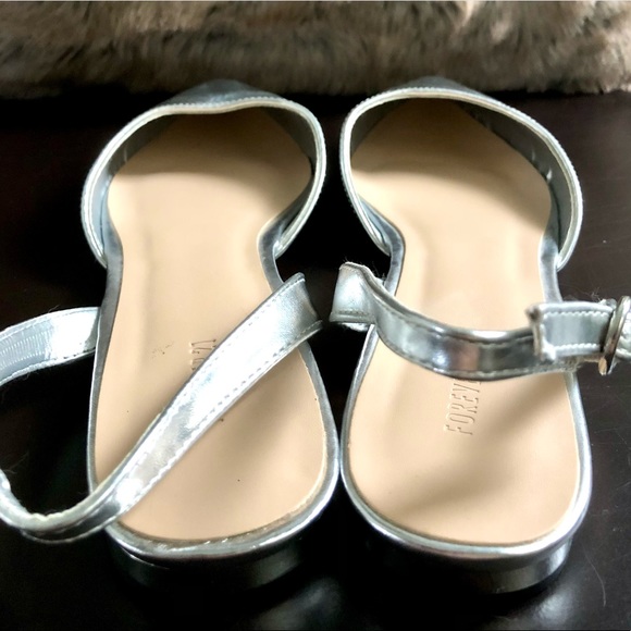 Metallic Silver Shoes from Forever 21 - Picture 3 of 10